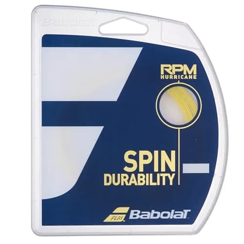 Babolat RPM Hurricane 12M Tennis String Yellow | Octagonal Copolyester for Spin & Control thumbnail 1