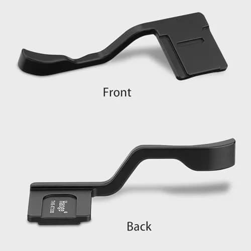 Haoge THB-XT30B Metal Hot Shoe Thumb Up Rest Hand Grip for Fujifilm XT50 XT30III Fuji X-T10 X-T20 X-T30 XT10 XT20 XT30 II III Camera Black thumbnail 6