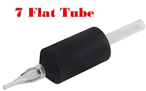 Tatmax International Flat Tip Tattoo Disposable Clear Tube Grips 20 Count (Pack of 1) | 1 Inch Tubes for Standard Tattoo Machines thumbnail 2