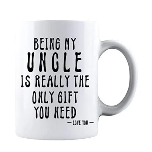 Kropsis Being My Uncle Ceramic Coffee Mug Tea Cup 325ml (11 Ounces) | Funny Gift for Uncles thumbnail 1
