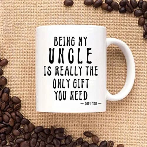 Kropsis Being My Uncle Ceramic Coffee Mug Tea Cup 325ml (11 Ounces) | Funny Gift for Uncles thumbnail 4
