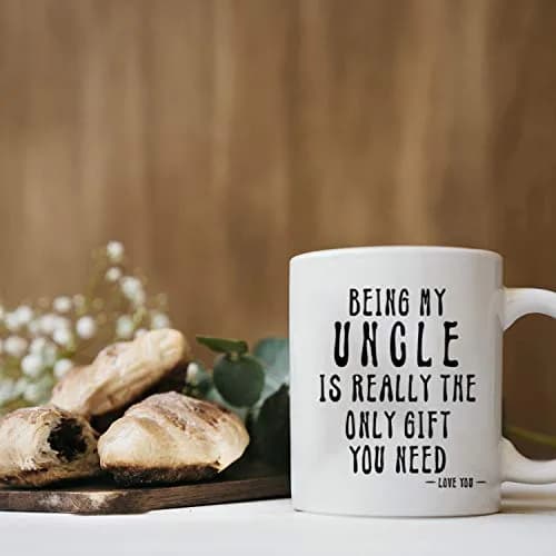 Kropsis Being My Uncle Ceramic Coffee Mug Tea Cup 325ml (11 Ounces) | Funny Gift for Uncles thumbnail 5