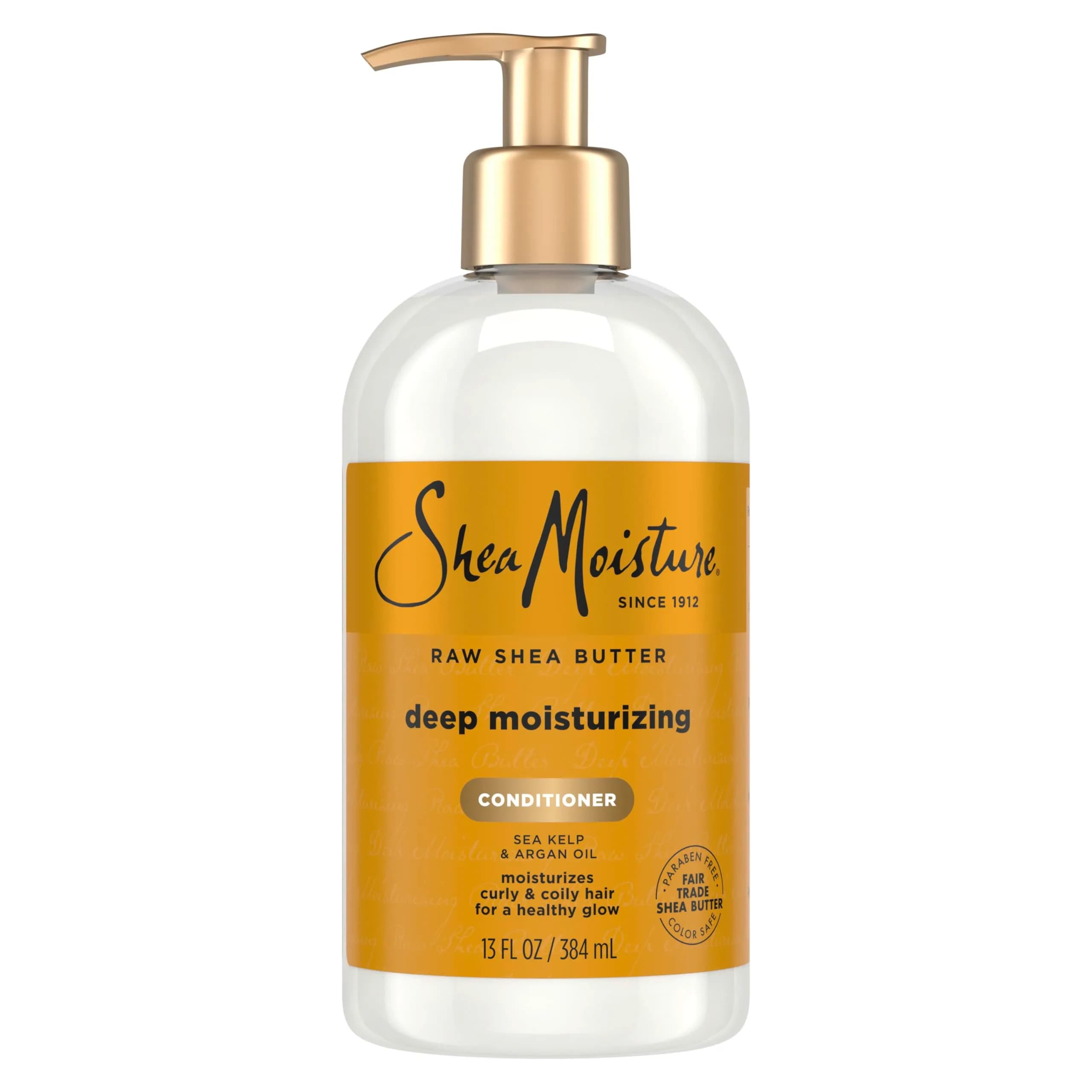 Shea Moisture Raw Shea Butter Deep Moisturizing Conditioner 390ml (13 Fl Oz) | Hydrates Dry, Damaged Curly Hair — Conditioner