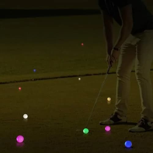 THIODOON Glow in The Dark Golf Balls Light up LED Golf Balls Night Golf Gift Sets for Men Kids Women 6 Pack (6 Colors in one) | Bright Night Play thumbnail 2