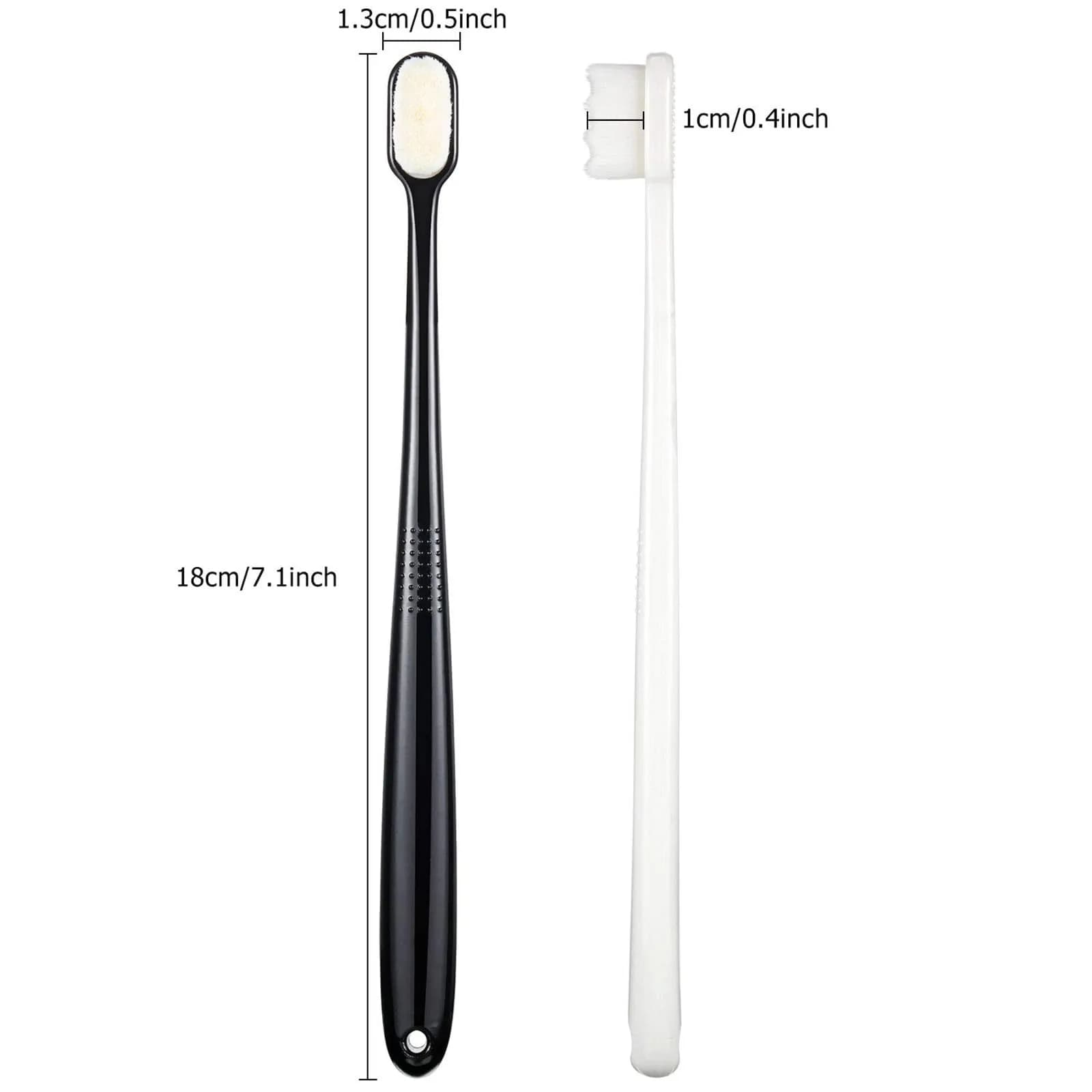 Boao Extra Soft Toothbrush for Sensitive Teeth 4 Pack | Micro-Nano Bristles for Gentle Deep Cleaning - view 2