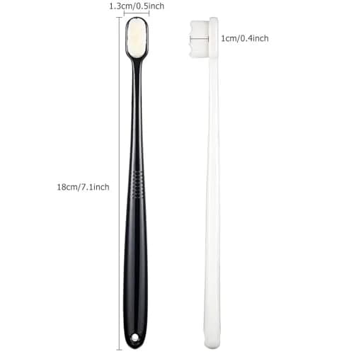 Boao Extra Soft Toothbrush for Sensitive Teeth 4 Pack | Micro-Nano Bristles for Gentle Deep Cleaning thumbnail 2
