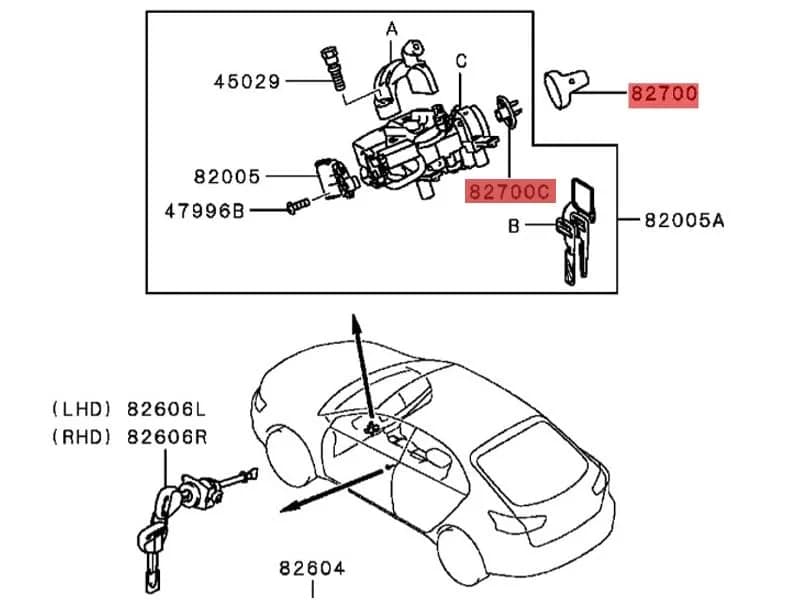 FANHAY Keyless Ignition Knob Push Turn Key Start Switch for Mitsubishi Outlander & Lancer | 12V Metal Black thumbnail 9