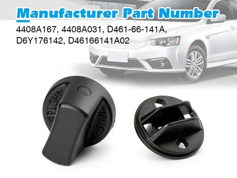 FANHAY Keyless Ignition Knob Push Turn Key Start Switch for Mitsubishi Outlander & Lancer | 12V Metal Black thumbnail 4