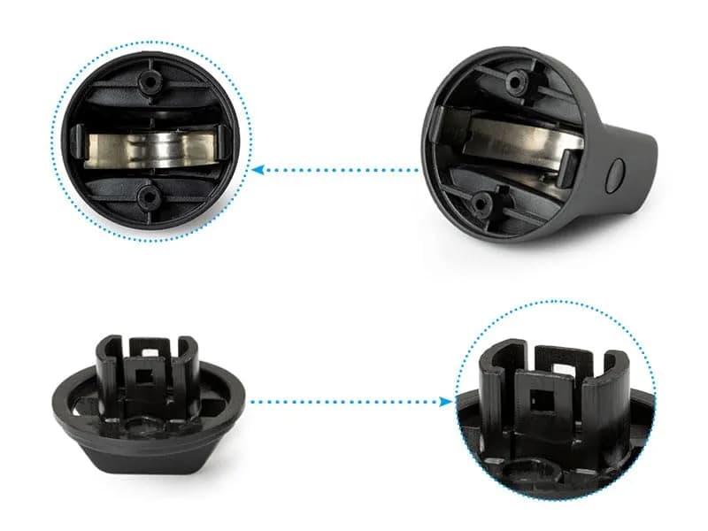FANHAY Keyless Ignition Knob Push Turn Key Start Switch for Mitsubishi Outlander & Lancer | 12V Metal Black thumbnail 6