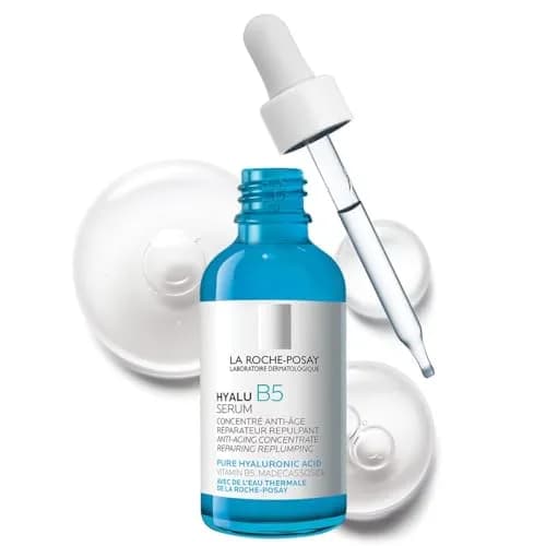 La Roche-Posay Hyalu B5 Hyaluronic Acid Serum 50ml (1.69 Fl Oz) | Repairs Skin Barrier & Plumps Skin — 1.69 Fl Oz