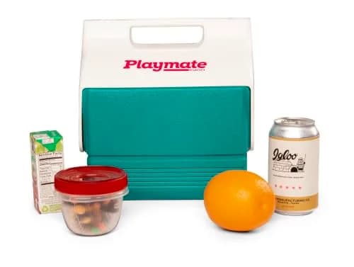 Igloo Retro Playmate Mini 4 Qt Cooler, Jade | Insulated Personal Cooler with Retro Design thumbnail 2