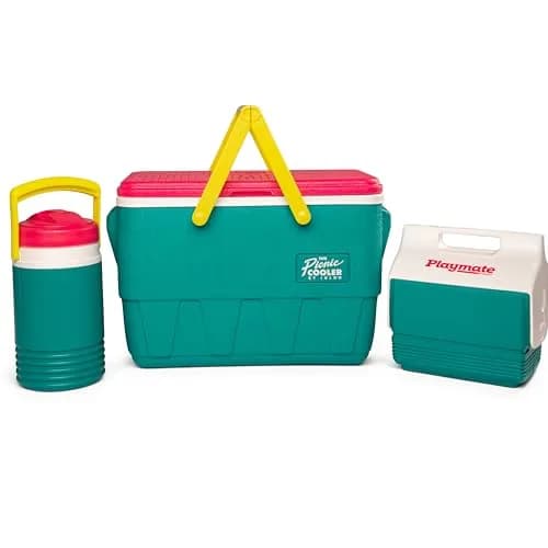 Igloo Retro Playmate Mini 4 Qt Cooler, Jade | Insulated Personal Cooler with Retro Design thumbnail 4