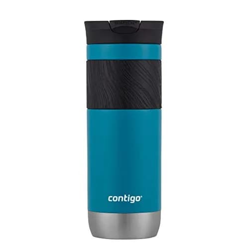 Contigo Byron 2.0 Stainless Steel Travel Mug 590ml (20oz) with SNAPSEAL Lid and Grip | Keeps Drinks Hot 7 Hrs, Cold 18 Hrs thumbnail 1