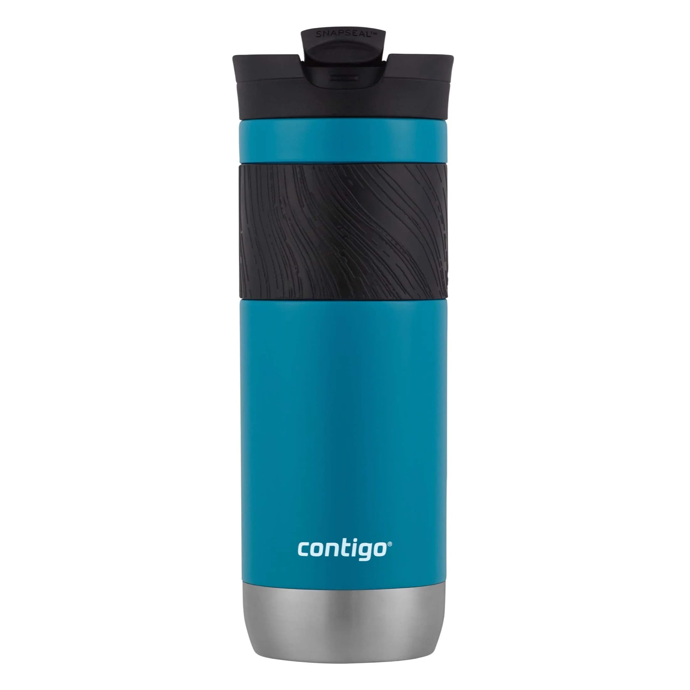 Contigo Byron 2.0 Stainless Steel Travel Mug 590ml (20oz) with SNAPSEAL Lid and Grip | Keeps Drinks Hot 7 Hrs, Cold 18 Hrs - view 2
