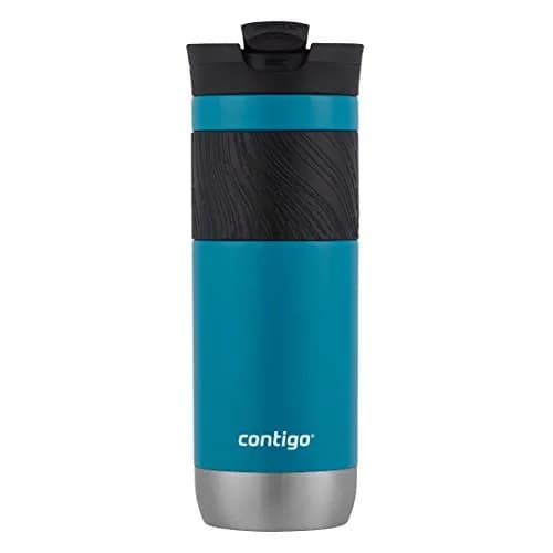 Contigo Byron 2.0 Stainless Steel Travel Mug 590ml (20oz) with SNAPSEAL Lid and Grip | Keeps Drinks Hot 7 Hrs, Cold 18 Hrs thumbnail 2