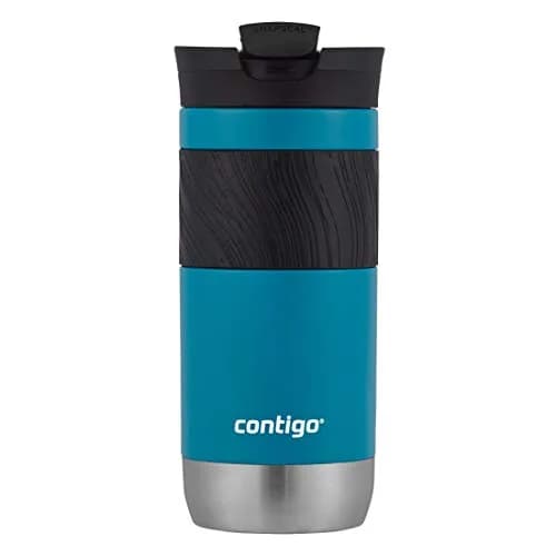 Contigo Byron 2.0 Stainless Steel Travel Mug 590ml (16oz) 2-Pack Sake/Juniper | Leak-Proof SNAPSEAL Lid thumbnail 3