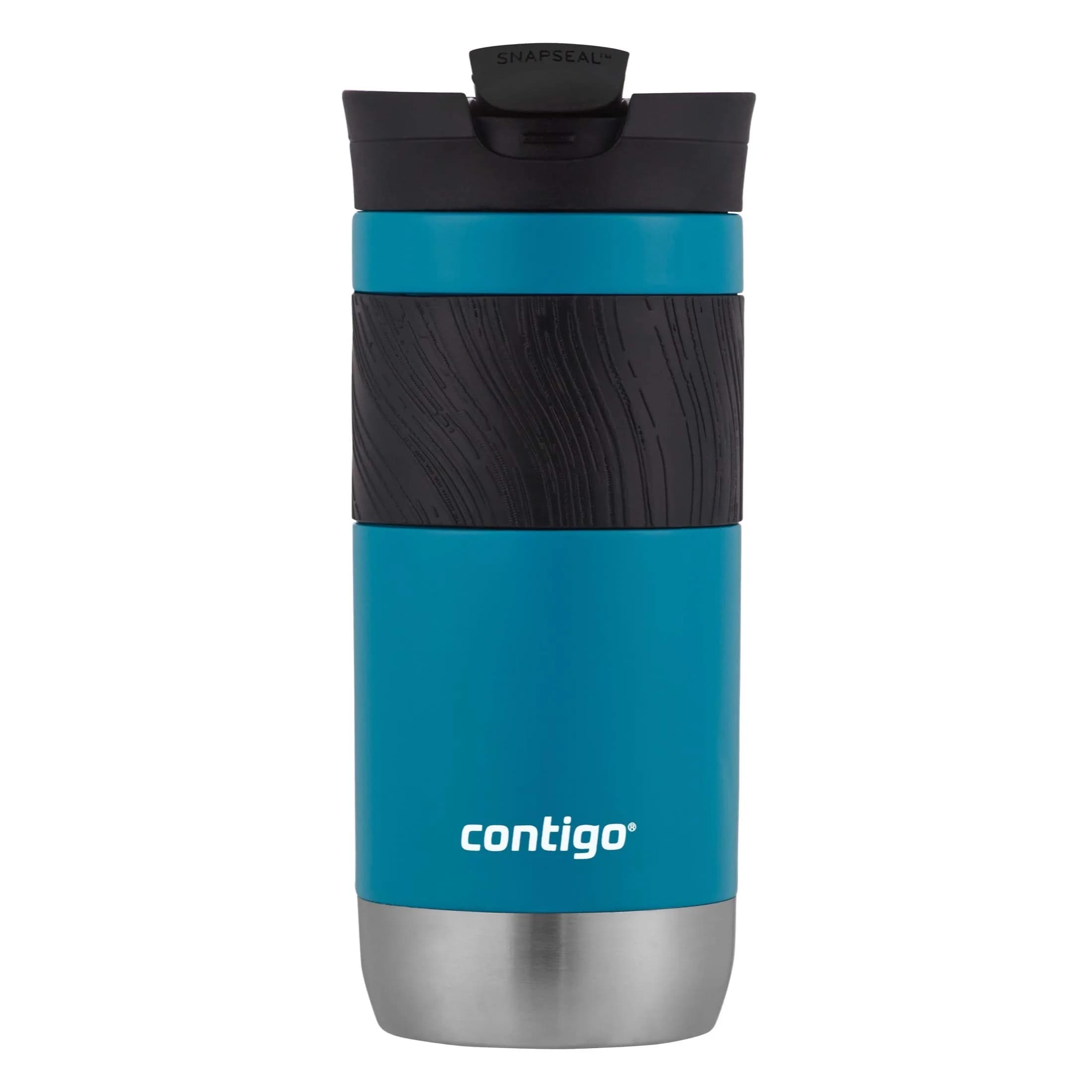 Contigo Byron 2.0 Stainless Steel Travel Mug 590ml (16oz) 2-Pack Sake/Juniper | Leak-Proof SNAPSEAL Lid - view 3