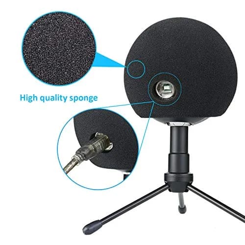 SUNMON Microphone Stand with Foam Windscreen for Blue Snowball | Adjustable, Stable & Easy to Use thumbnail 4
