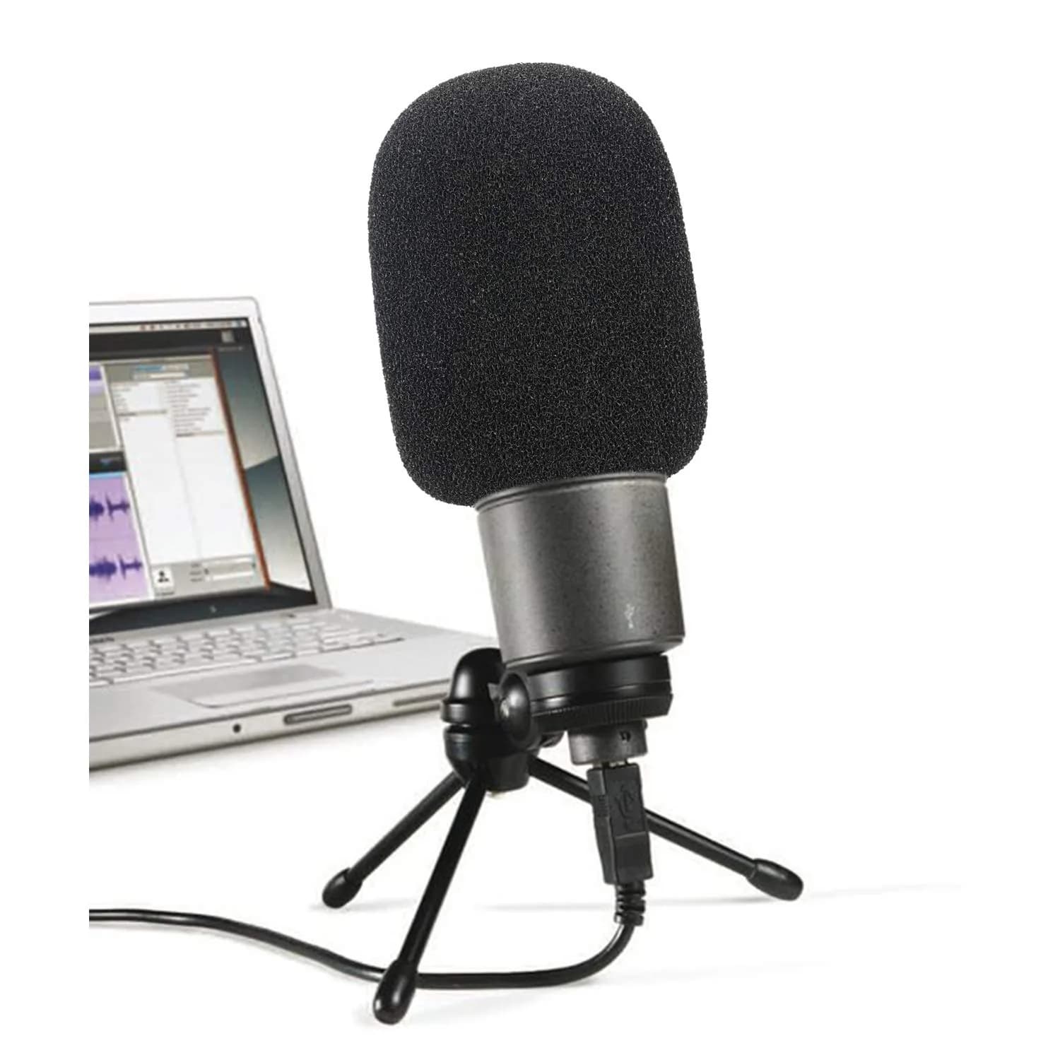 YOUSHARES AT2020 Foam Windscreen Cover for AT2020, AT2020USB+, AT2035 Microphones | Blocks Plosives & Reduces Noise - view 2