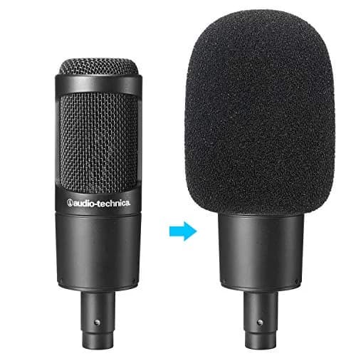 YOUSHARES AT2020 Foam Windscreen Cover for AT2020, AT2020USB+, AT2035 Microphones | Blocks Plosives & Reduces Noise thumbnail 3