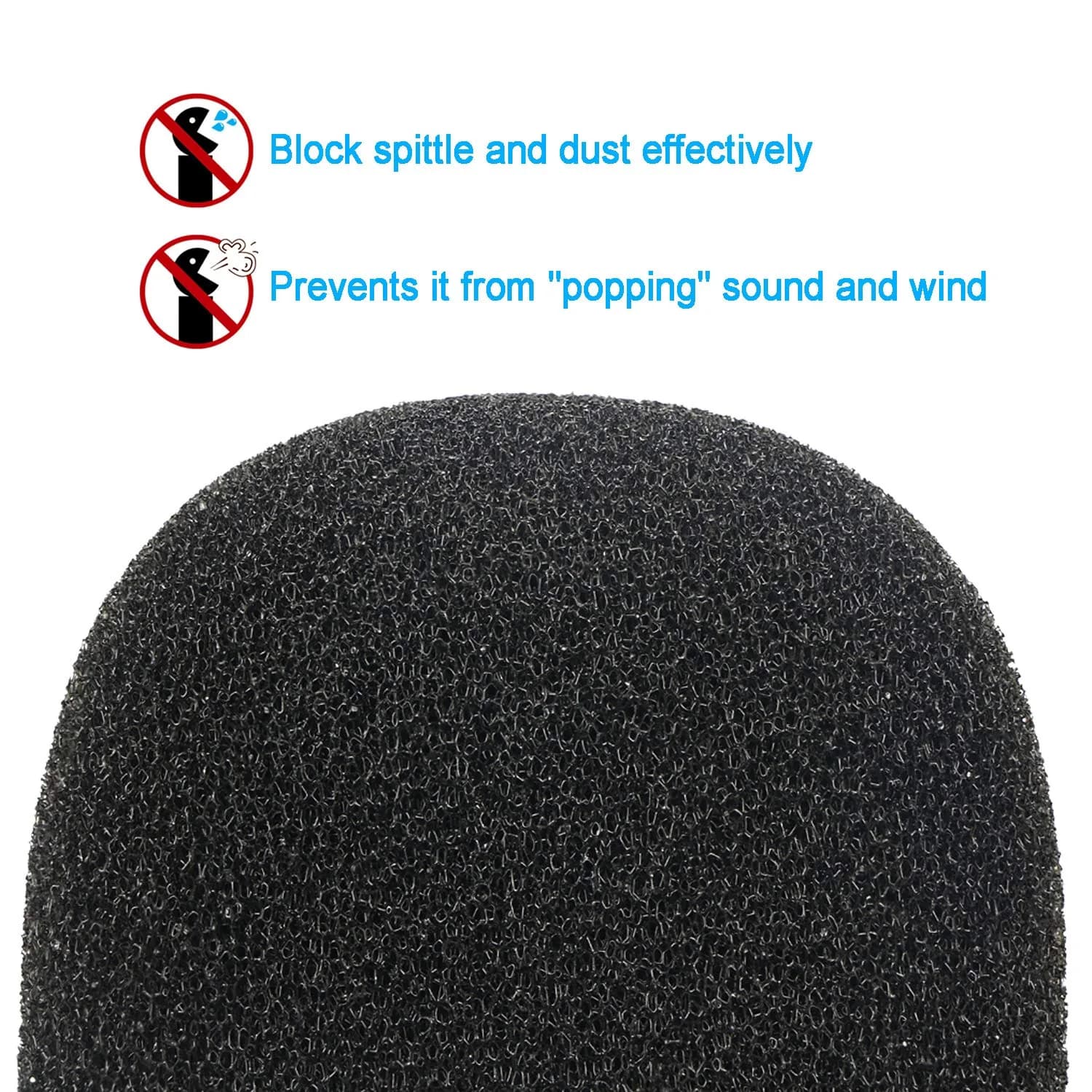YOUSHARES AT2020 Foam Windscreen Cover for AT2020, AT2020USB+, AT2035 Microphones | Blocks Plosives & Reduces Noise - view 4