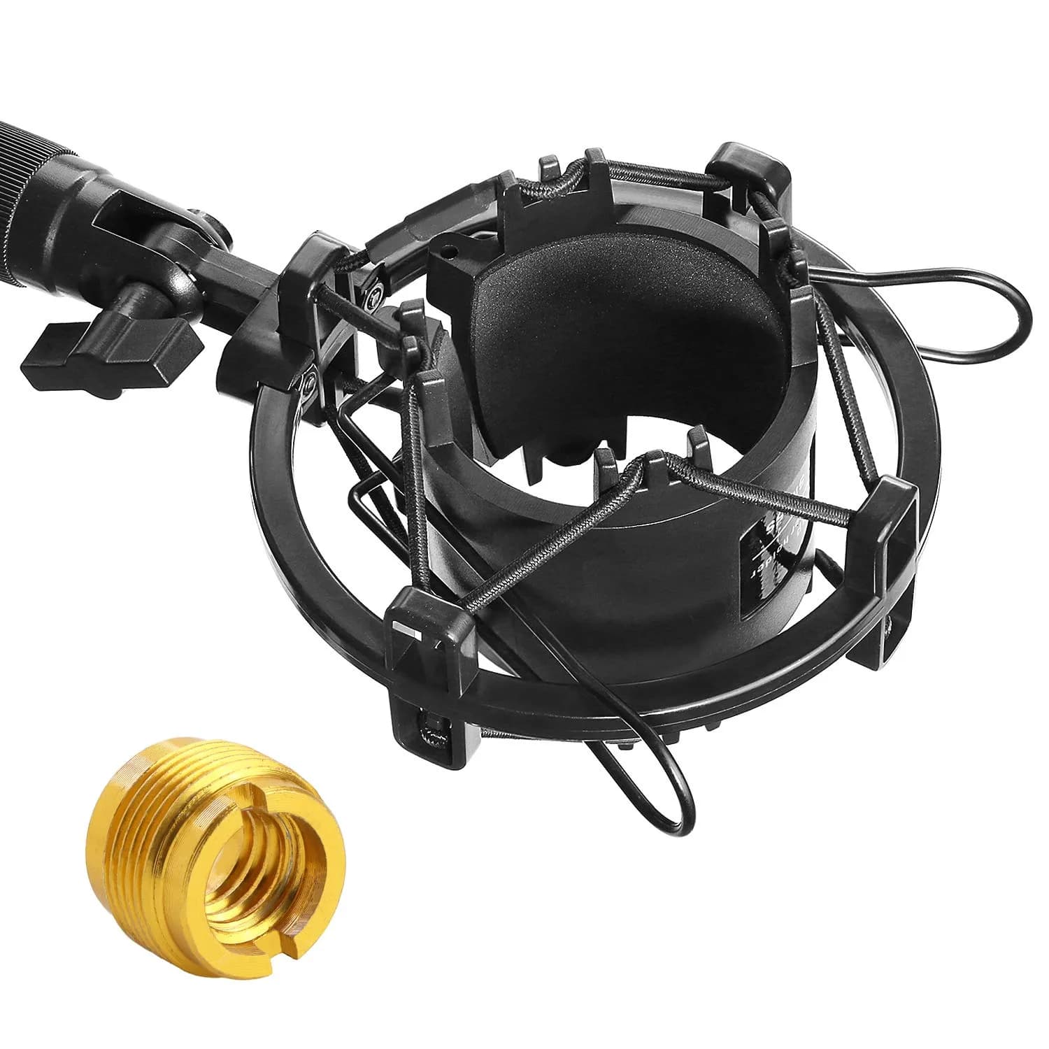 YOUSHARES Foam Windscreen Cover for Audio-Technica ATR2500x-USB Microphone | Blocks Plosives & Wind Noise — AT2020 mic stand 02