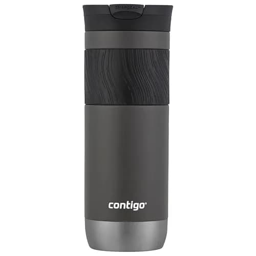 Contigo Byron 2.0 Stainless Steel Travel Mug with SNAPSEAL™ Lid and Grip 590ml (20oz) | Keeps Drinks Hot 7 Hrs, Cold 18 Hrs thumbnail 1