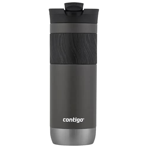 Contigo Byron 2.0 Stainless Steel Travel Mug with SNAPSEAL™ Lid and Grip 590ml (20oz) | Keeps Drinks Hot 7 Hrs, Cold 18 Hrs thumbnail 2