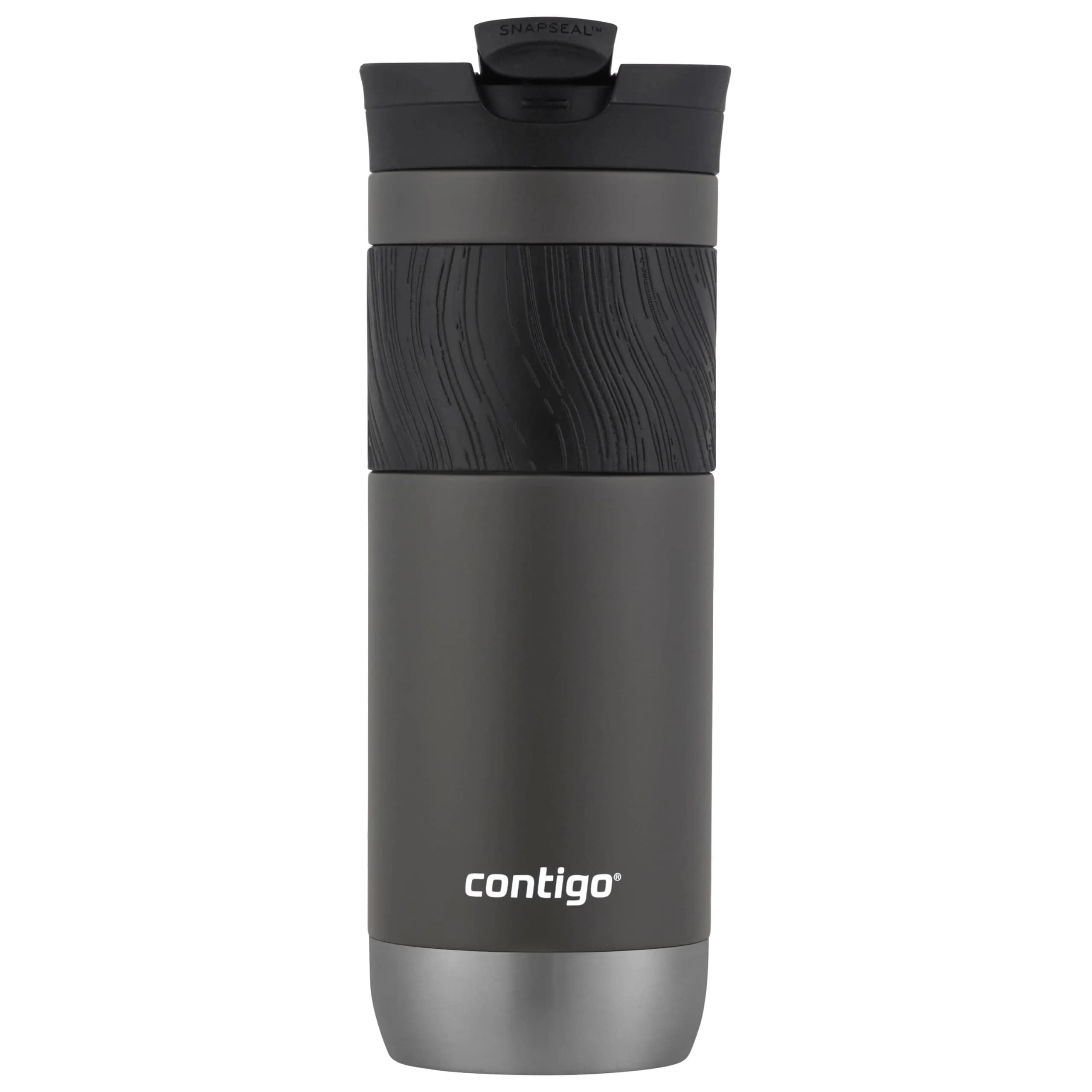 Contigo Byron 2.0 Stainless Steel Travel Mug with SNAPSEAL™ Lid and Grip 590ml (20oz) | Keeps Drinks Hot 7 Hrs, Cold 18 Hrs - view 2