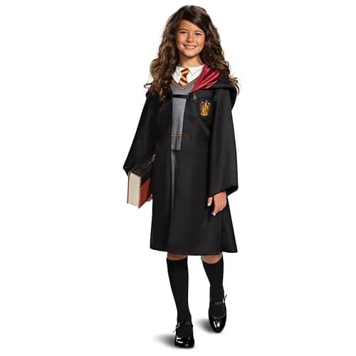Disguise Hermione Granger Costume, Official Harry Potter Wizarding World Outfit for Kids, Child Size Large (10-12) | Authentic Import thumbnail 1