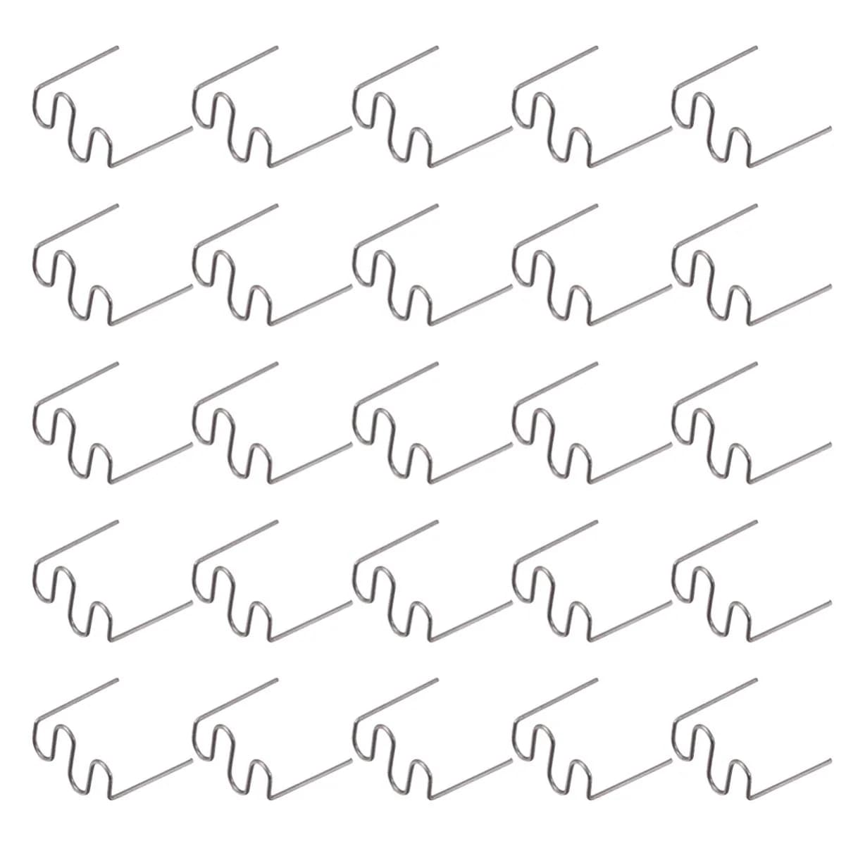 Wakauto 500pcs Metal Hot Stapler Staples 0.6mm Wave Staples for Plastic Welding Repair | Universal Fit for Hot Staplers
