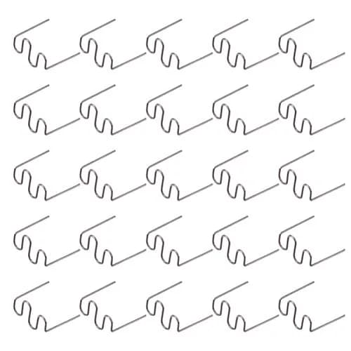 Wakauto 500pcs Metal Hot Stapler Staples 0.6mm Wave Staples for Plastic Welding Repair | Universal Fit for Hot Staplers thumbnail 1