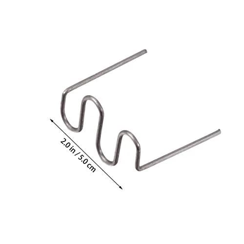Wakauto 500pcs Metal Hot Stapler Staples 0.6mm Wave Staples for Plastic Welding Repair | Universal Fit for Hot Staplers thumbnail 2