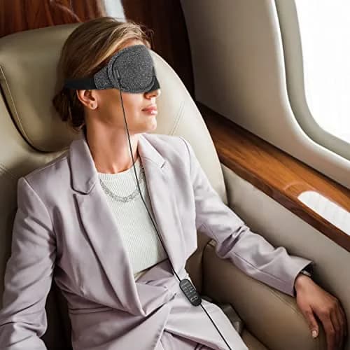 DR.PREPARE Heated Eye Mask with Temperature & Timer Control | USB Warm Compress for Dry Eyes, Sleep, Dark Circles, Puffy Eyes thumbnail 6