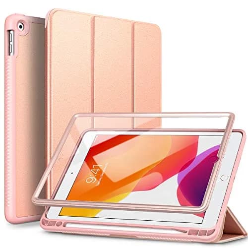 SURITCH Shockproof Leather Smart Cover Case for iPad 10.2 2021/2020/2019 | Auto Sleep/Wake Stand thumbnail 1