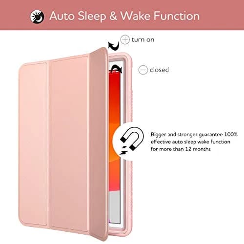 SURITCH Shockproof Leather Smart Cover Case for iPad 10.2 2021/2020/2019 | Auto Sleep/Wake Stand thumbnail 7
