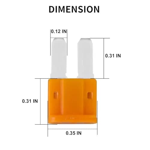 MuHize Micro2 Fuse Kit 35 Pcs, 5A-30A | Automotive Fuse Assortment with Puller Tool thumbnail 4