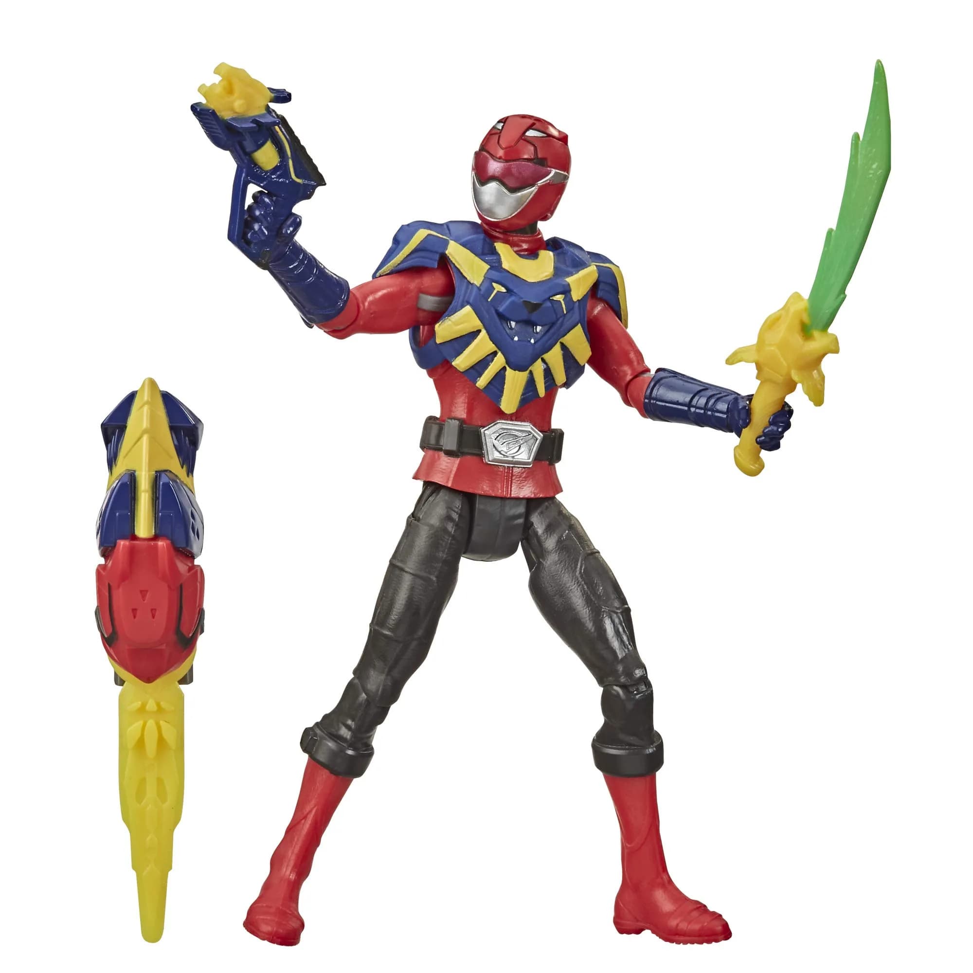 Power Rangers Beast Morphers Beast-X King Red Ranger 6-inch Action Figure Toy Inspired by The TV Show — Red