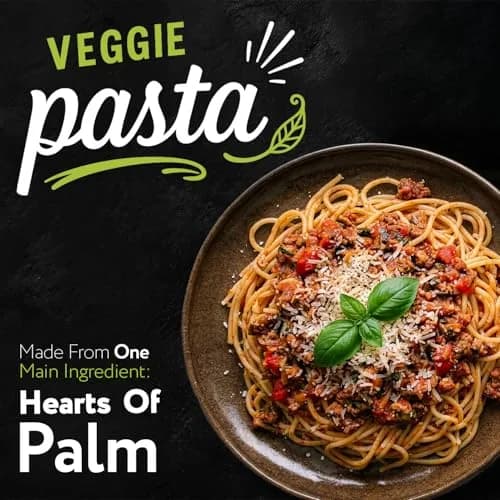Palmini Linguine Hearts of Palm Pasta | Low Carb, Keto, Gluten Free, Vegan, Non-GMO (12oz Pack of 3) thumbnail 3