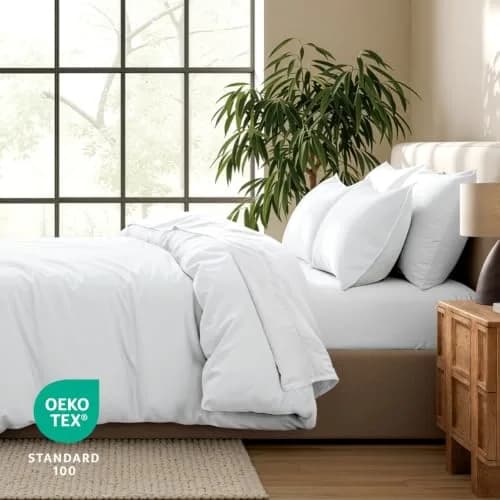 Bare Home Duvet Cover Set 1800 Ultra-Soft Oversized Queen | Breathable Microfiber, Easy Care (70-120 chars) thumbnail 5