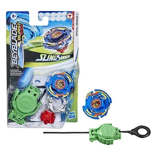 Beyblade Burst Rise Slingshock Crystal Dranzer F Starter Pack | Right/Left-Spin Battling Top Toy for Ages 8+ thumbnail 3