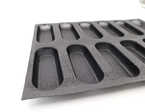 Bluedrop Silicone Hot Dog Bread Forms Mini Baby Sandwich Baking Molds Food grade Perforated Oven Safe thumbnail 4
