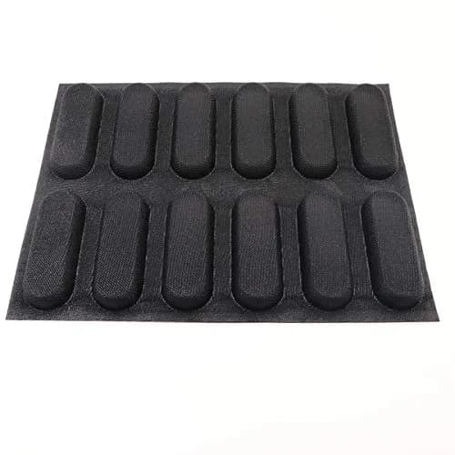 Bluedrop Silicone Hot Dog Bread Forms Mini Baby Sandwich Baking Molds Food grade Perforated Oven Safe thumbnail 5