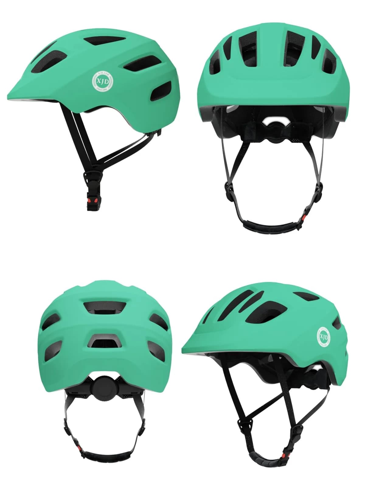 XJD Toddler Bike Helmet - Adjustable Multi-Sport Skateboard Helmet for Kids, Green, Small (52-56 cm) - view 2