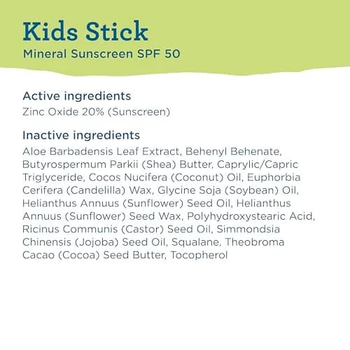 Blue Lizard Kids Mineral SPF 50 Sunscreen Stick 14g (0.5 oz) | Reef-Friendly, Fragrance-Free thumbnail 6