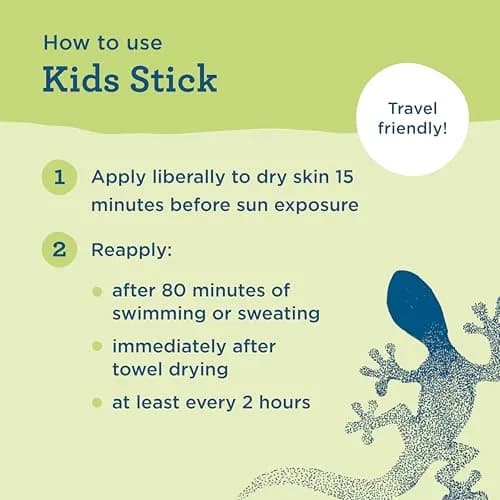 Blue Lizard Kids Mineral SPF 50 Sunscreen Stick 14g (0.5 oz) | Reef-Friendly, Fragrance-Free thumbnail 7