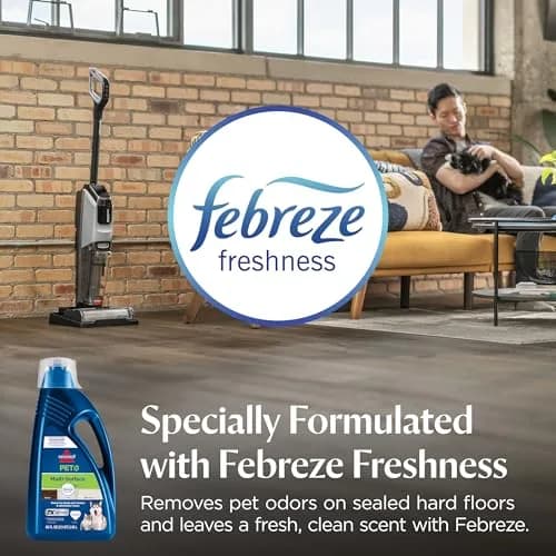 Bissell Multi-Surface Pet Solution with Febreze 2.37 L (80 Fl Oz) | Cleans Pet Messes & Odors thumbnail 4