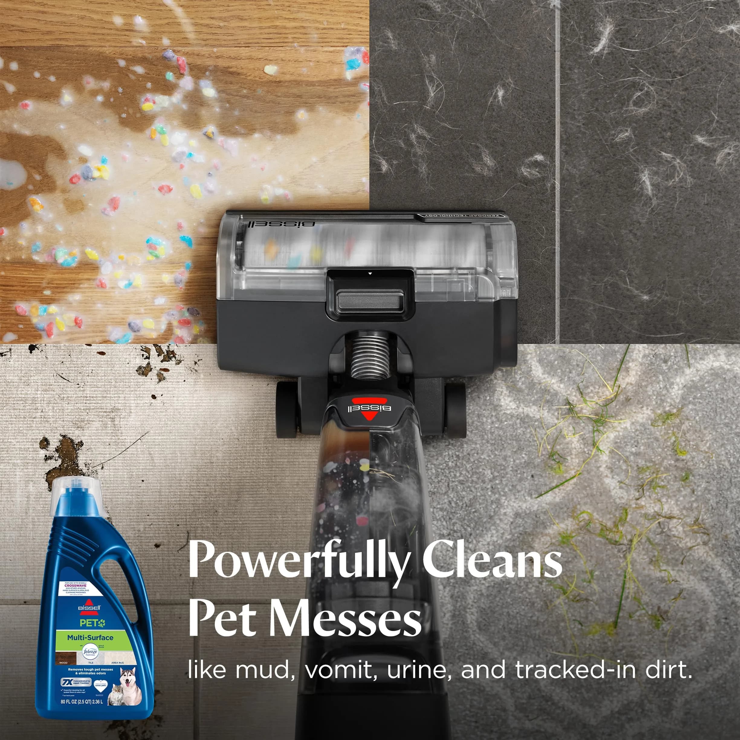 Bissell Multi-Surface Pet Solution with Febreze 2.37 L (80 Fl Oz) | Cleans Pet Messes & Odors - view 3