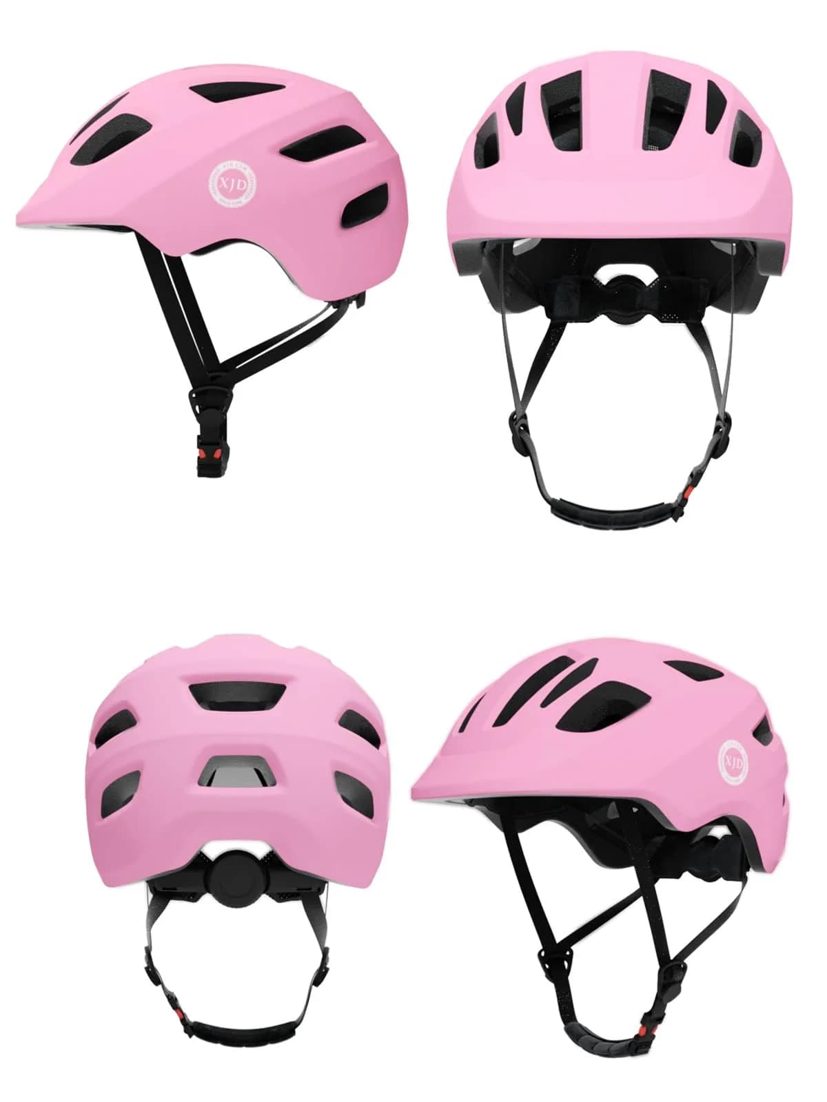 XJD Pink Toddler Helmet for Kids - Adjustable Multi-Sport Bike & Skateboard Helmet (Small: 52-56 cm) - view 2