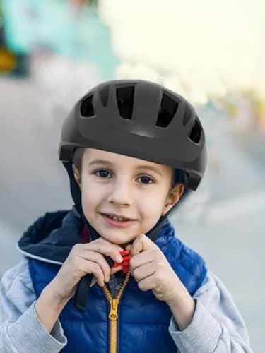 XJD Toddler Helmet Black X-Small | Adjustable Fit Dial for Kids & Toddlers, 46-51 cm thumbnail 8